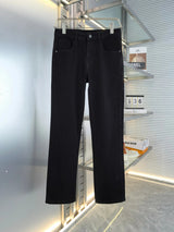 Dior Jeans Back Body Pocket Letters Printing logo25ss Spring Summer New Straight Loose Slim Fit Jeans Unisex Long Pants