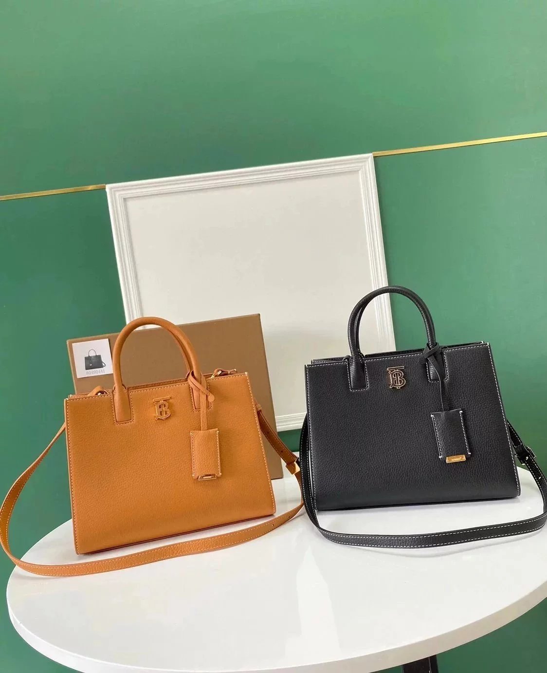 Burberry Women's Bag Top version 2022New Grade Surrogate Shopping Babao-Li Latest Version Upright Women's Tote tote Bag Shopping Bag Shoulder Messenger Handbag Women's Bag