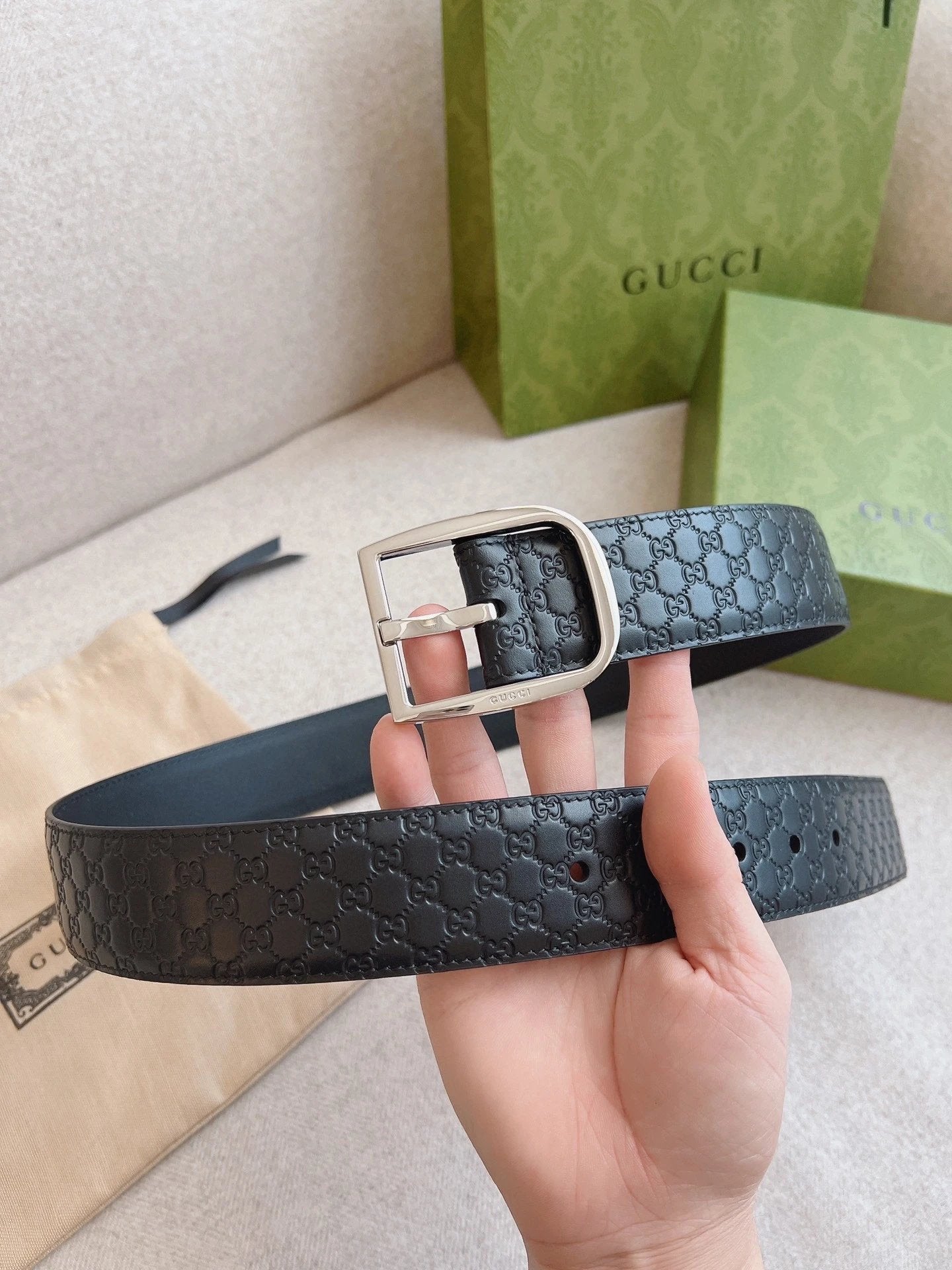 Gucci Belt Top version 4.0cm Men's and Women's Classic Belt Casual Fashion Belt Imported from Italy Cowhide Leather Pairs g Belt Ancient Home g Jiaguqi Guqi Pant Belt Man's Belt Pants Belt Men's Leather Belt Buckle Light Luxury Business Youth Leisure Birt