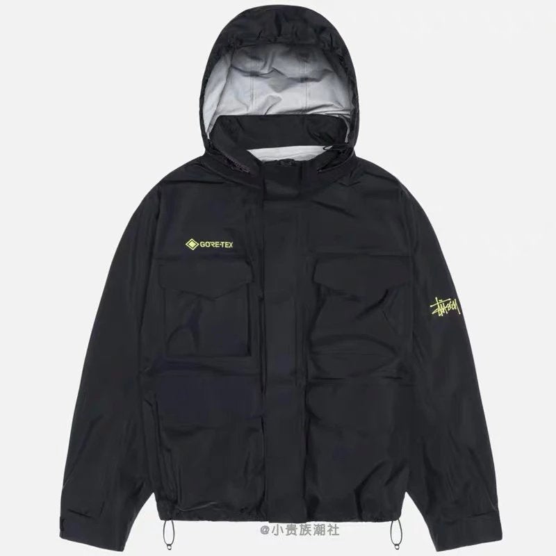 Stussy Jackets Top Version Joint Name Joint Name Classic logo Windcheater Jacket Coat