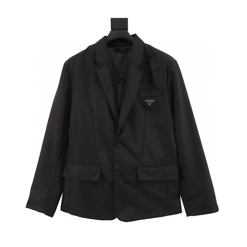 PRADA Jackets Nylon Casual Suit for Men and Women