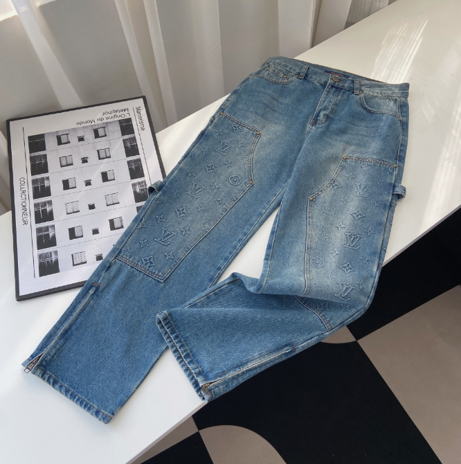 Louis Vuitton LV Jeans Fashion Jeans-CY