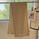 Louis Vuitton LV Dior Scarf Women's Scarf Winter Outer Shawl Double-Sided Cashmere-like Warm Scarf