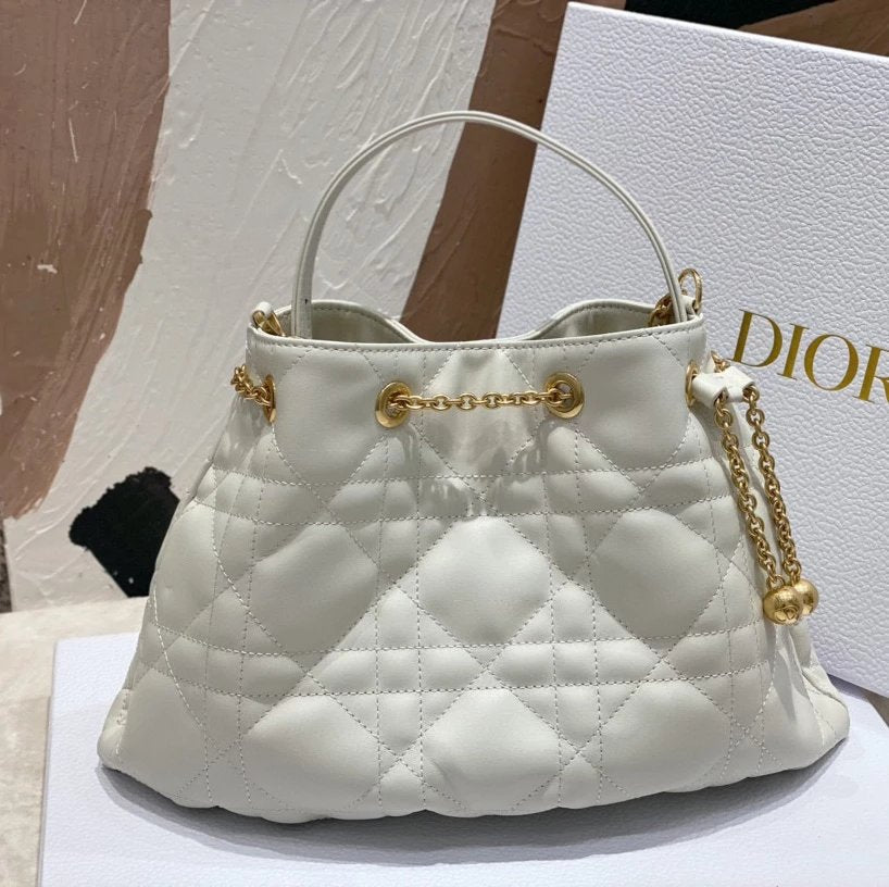 Dior Women's Bag Top version 【Version】Level Surrogate Shopping2023Summer New Ladies ammi Small Golden Beads Steamed Pork Dumplings Bag Small Golden Balls Sheepskin Handbag Women's Bag Cloud Bag Steamed Pork Dumplings Bag Shoulder Messenger Bag Clutch Bag