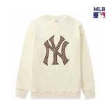 MLB Hoodie Top Version Embroidery Men and Women Same Style Casual Pullover Long Sleeve round Neck Top