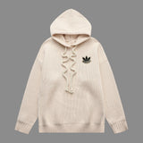 Gucci Sweater Chi Knitted Winter Thickened Hooded Sweater Hoodie Coat Men's and Women's Same Casual Loose Versatile Coat