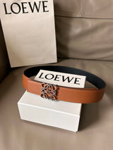 LOEWE Belt Top version Belt Genuine Cattlehide Leather Surface Original Single Original Single Double-Sided First Layer Original Cowhide4.0Men's Leather Belt Man's Belt Men's Belt Business Casual Pants Belt Men's Business Casual Belt Belt Men's High-End B