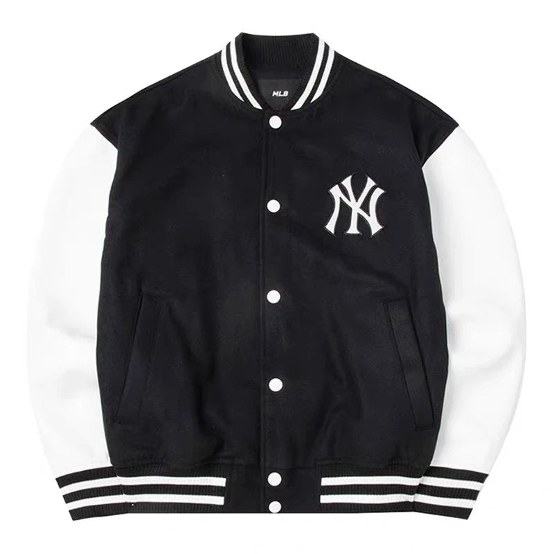 MLB Jackets Top Version Jacket Unisex Wear New Sportswear Couple's Tops Vintage Cardigan Jacket