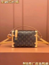 Louis Vuitton LV Women's Bag Top version Super Original Leather Hot Soft Box Gu Ailing Same Shoulder Messenger Handbag Women's Bag