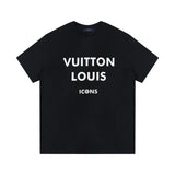 Louis Vuitton LV T-shirt Chest English Letter Print logo round Neck Short Sleeve25ss New pure cotton T Unisex T-Shirt OS Loose Fit Base Shirt Top Half Sleeve T-Shirt