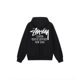 Stussy Hoodie Top Version Stuart Parade Hooded Pullover Fashion Loose Hoodie