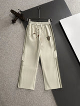 FENDl Sweatpants Previous version CLUB Logo logo Straight Leg Long Pants Sweatpants Unisex25ss Spring Summer New Versatile Plus Size Sports Casual Loose Fit Pants