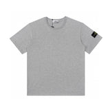 Stone Island T-shirt Top Version Short Sleeve T T-shirt Arm Embroidery Men's Loose Trendy Spring New Bottoming Shirt Fashion Brand