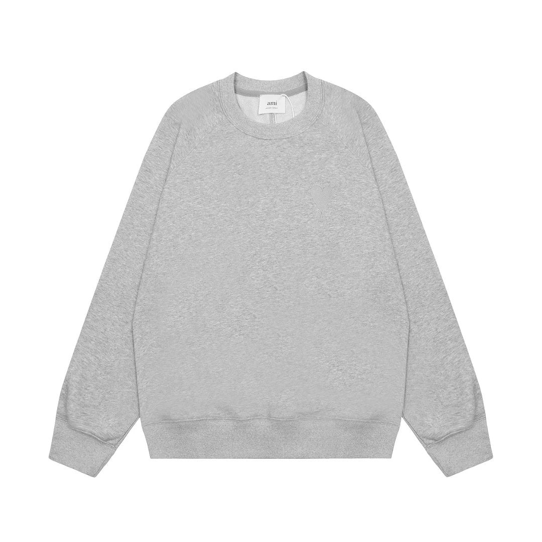 Ami Hoodie Ami Hoodie Autumn and Winter All-Match Fashion round Neck Sweater023