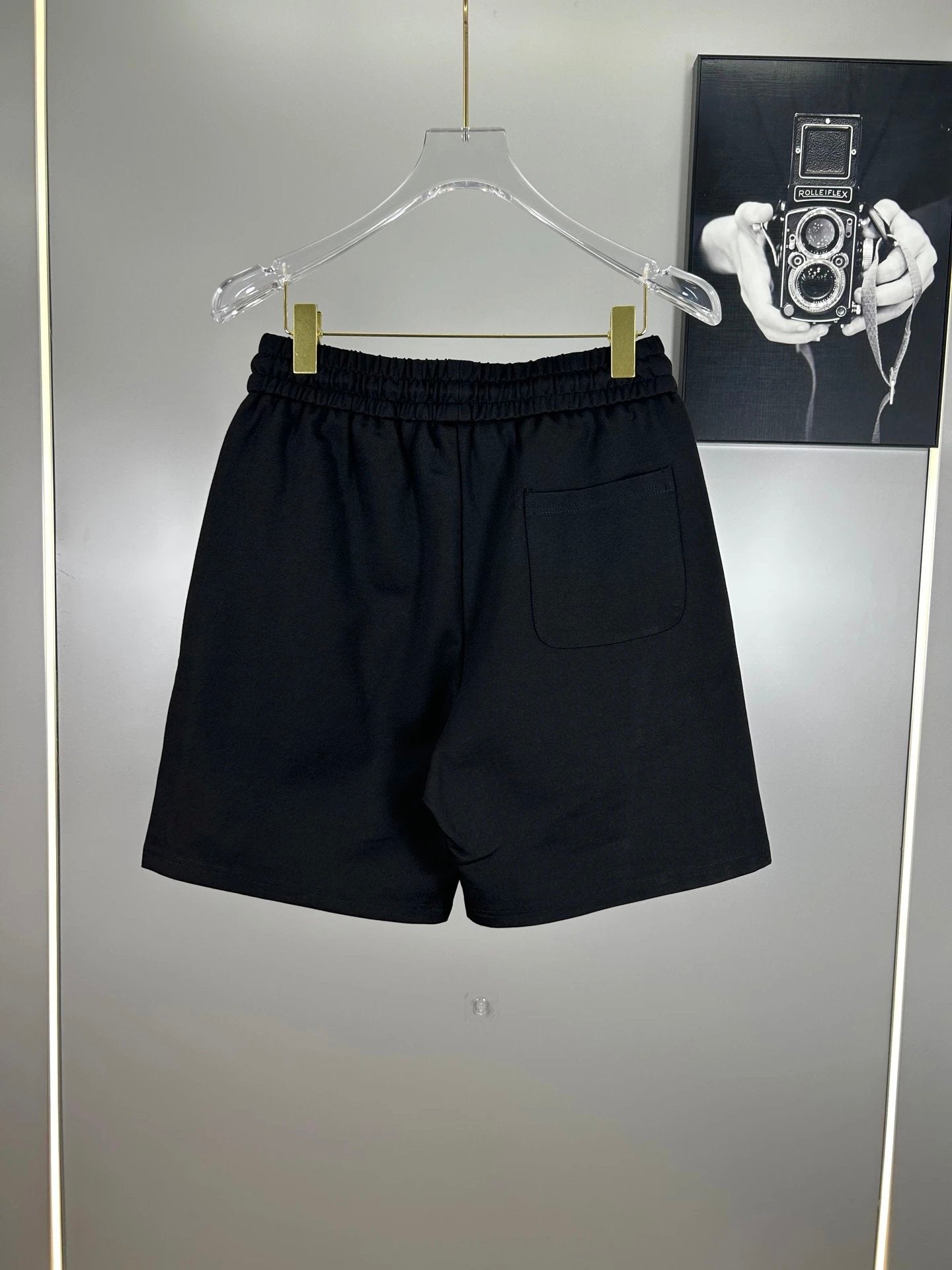 LOEWE Shorts Predecessor Brand Pattern Patch logo Five-point Shorts25ss New Drawstring Casual Summer Pants American Style5Two-in-One Casual Sweatpants for Men and Women, Pure Cotton Joggers