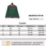 Gucci Jackets Chest Embroidery Letter Coat Same Style for Men and Women