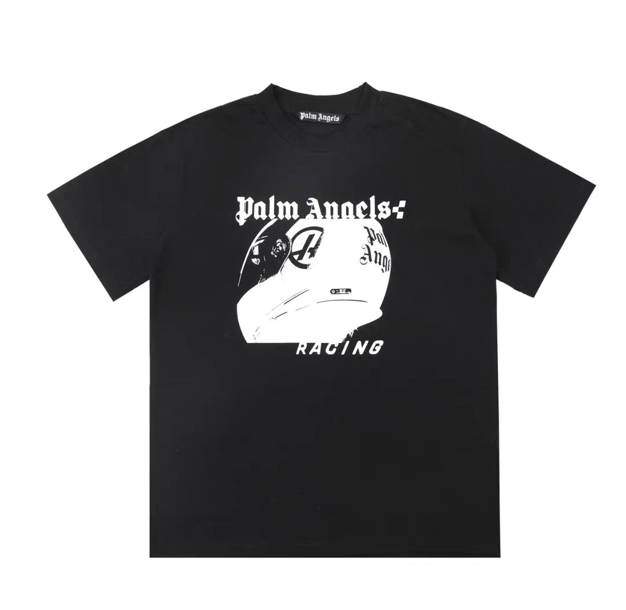 Palm Angels T-shirt Top Version Fun Pattern Letter Printing Men's and Women's Same Style Short Sleeve Loose Casual T T-shirt Fashion