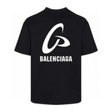 Balenciaga T-shirt Back Letter Pattern Large Print logo round Neck Short Sleeve25ss New pure cotton T Unisex T-Shirt OS Drop Shoulder Loose Fit Base Shirt Top T-Shirt Short Sleeve