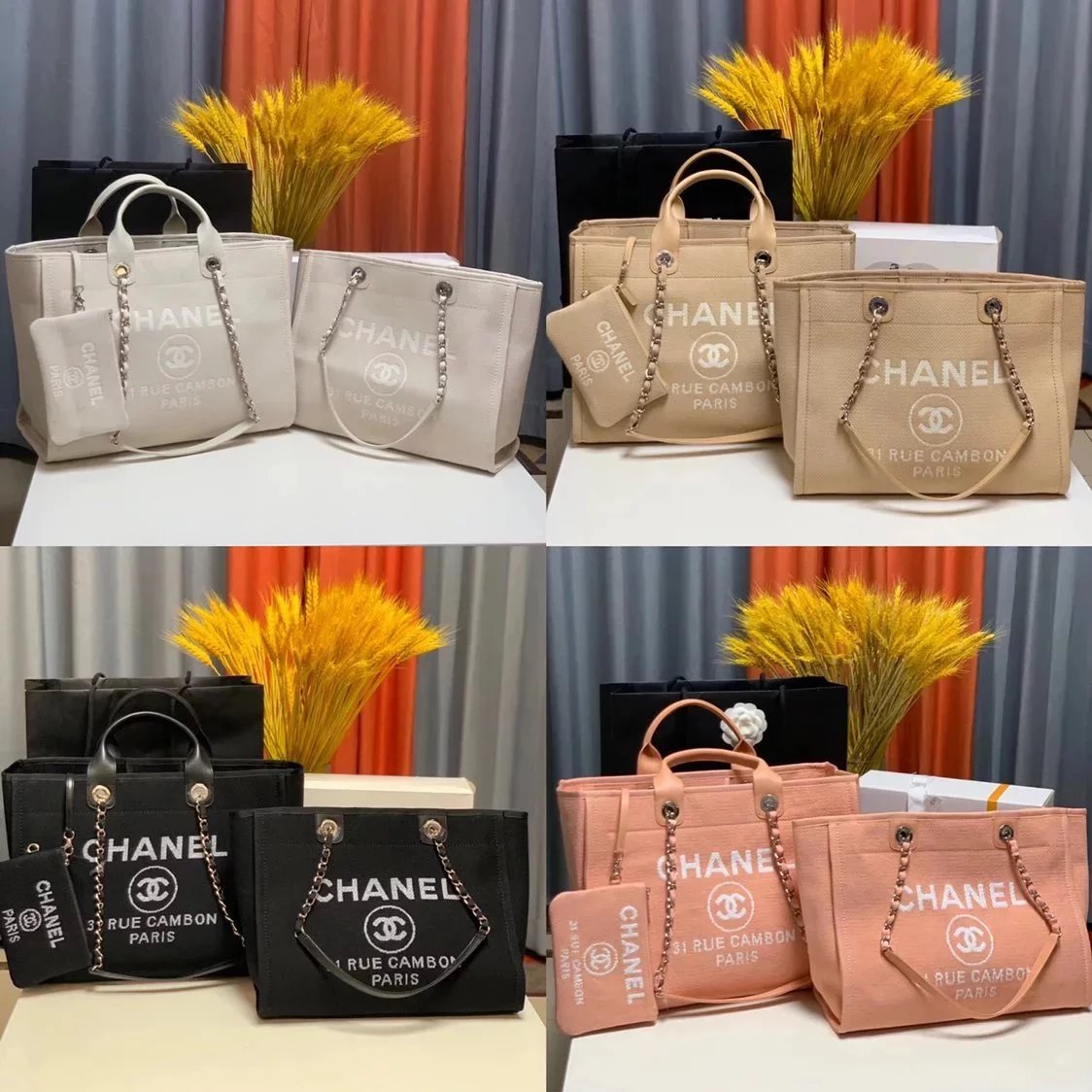 Chanel Women's Bag Top version 【**Original Leather】Bag2021Autumn and Winter New Surrogate Shopping-Grade Home Bag Women's Bag Shopping Bag Beach Bag Shoulder Bag Messenger Bag Handbag Mummy Bag New Version c Home Jean Bag Shopping Bag As66941