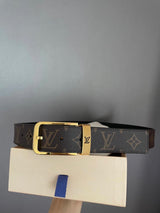 Louis Vuitton LV Belt Top version 【Counter Quality】The Most New Belt3.5cm Men's Belt Pin Buckle Men's Leather Belt with Classic Presbyopic Checkered Belt with Genuine Goods Packaging No Problem in and out of the Counter Versatile Casual Fashion Formal Wea