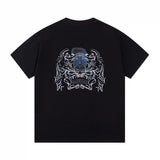 Balenciaga T-shirt Back with Paris Eiffel Tower Print logo round Neck Short Sleeve25ss New pure cotton T Unisex T-Shirt OS Drop Shoulder Loose Fit Base Shirt Top T-Shirt Short Sleeve