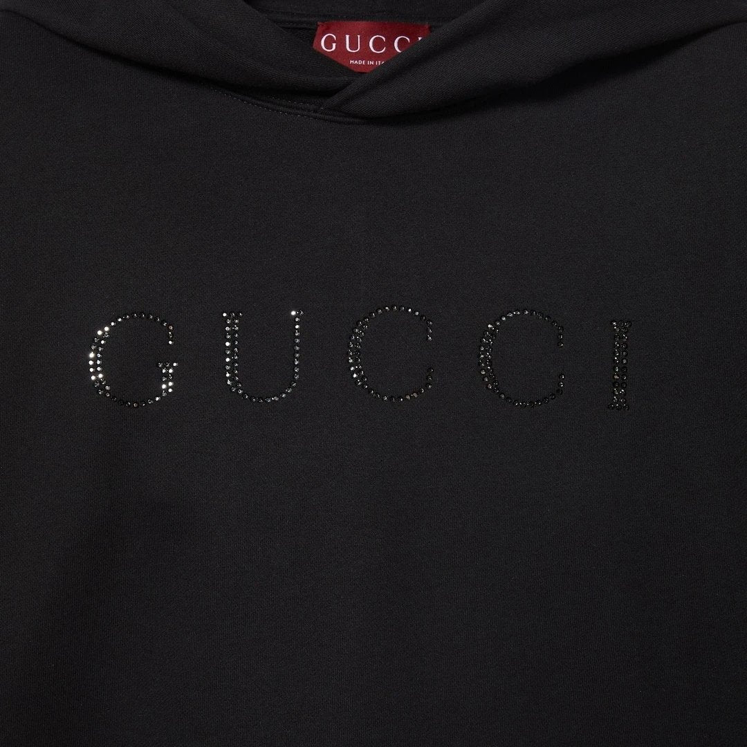 Gucci Hoodie Embossed Chest logo Hooded Sweatshirt Hoodie Jacket Top Unisex Sports Casual Loose Fit Versatile
