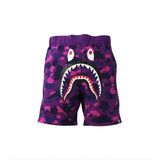 Bape Shorts Top Version Fashion Brand Shark Shorts Camouflage Men's and Women's Same Casual Five-Point Sports Pants