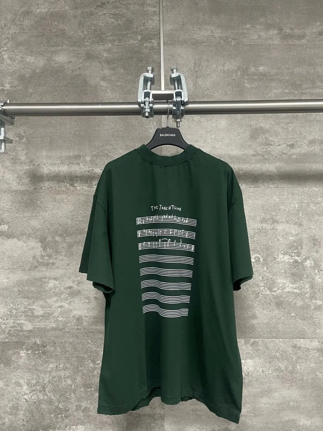 Balenciaga T-shirt 25ss New Pure Cotton Unisex Style T T-shirt OS Loose Fit Base Shirt Top Half Sleeve T-Shirt