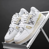 Louis Vuitton LV Shoes Men's Shoes Hot-Selling Floral-Print Light Luxury Sports Unisex Shoes European and American Fashion Casual Couples Shoes