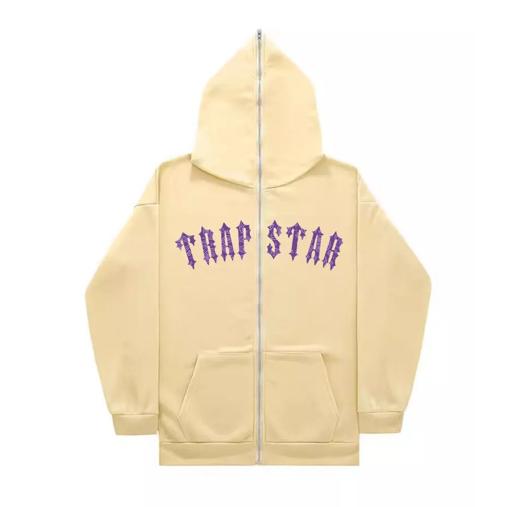 Trapstar Hoodie New American Style Trend Zipper Sweater Coat-SQ002