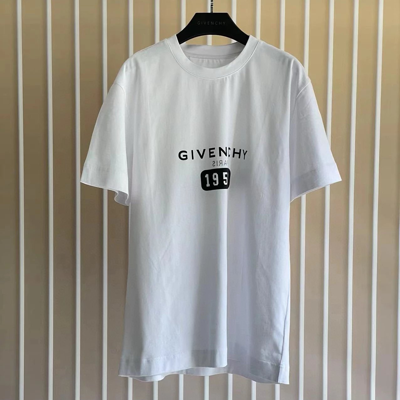 Givenchy T-shirt Top Version Counter Same Collection2Short Sleeve T T-shirt Summer Fashion Men's and Women's Same Mercerized Cotton Printing