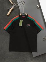 Gucci T-shirt Chest number1921Pair with Letter Embroidery logo round Neck Short Sleeve25ss New Pure Cotton Unisex Style T Casual T-Shirt Base Layer Shirt OS Loose Fit Half Sleeve Top Plus Size