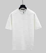 Louis Vuitton LV T-shirt Jacquard Burnt Flower Vintage Full Print logo Round Neck Short Sleeve Pure Cotton Unisex T T-shirt Base Shirt Tee Shirt OS Loose design