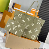 Louis Vuitton LV Women's Bag Top version MB Duty Free Premium Original Leather New Cowhide NEVERFULL Son Mother Tote Shopping Bag Shoulder Bag Handbag Presbyopic Mother and Child Bag M46649M21579M58907