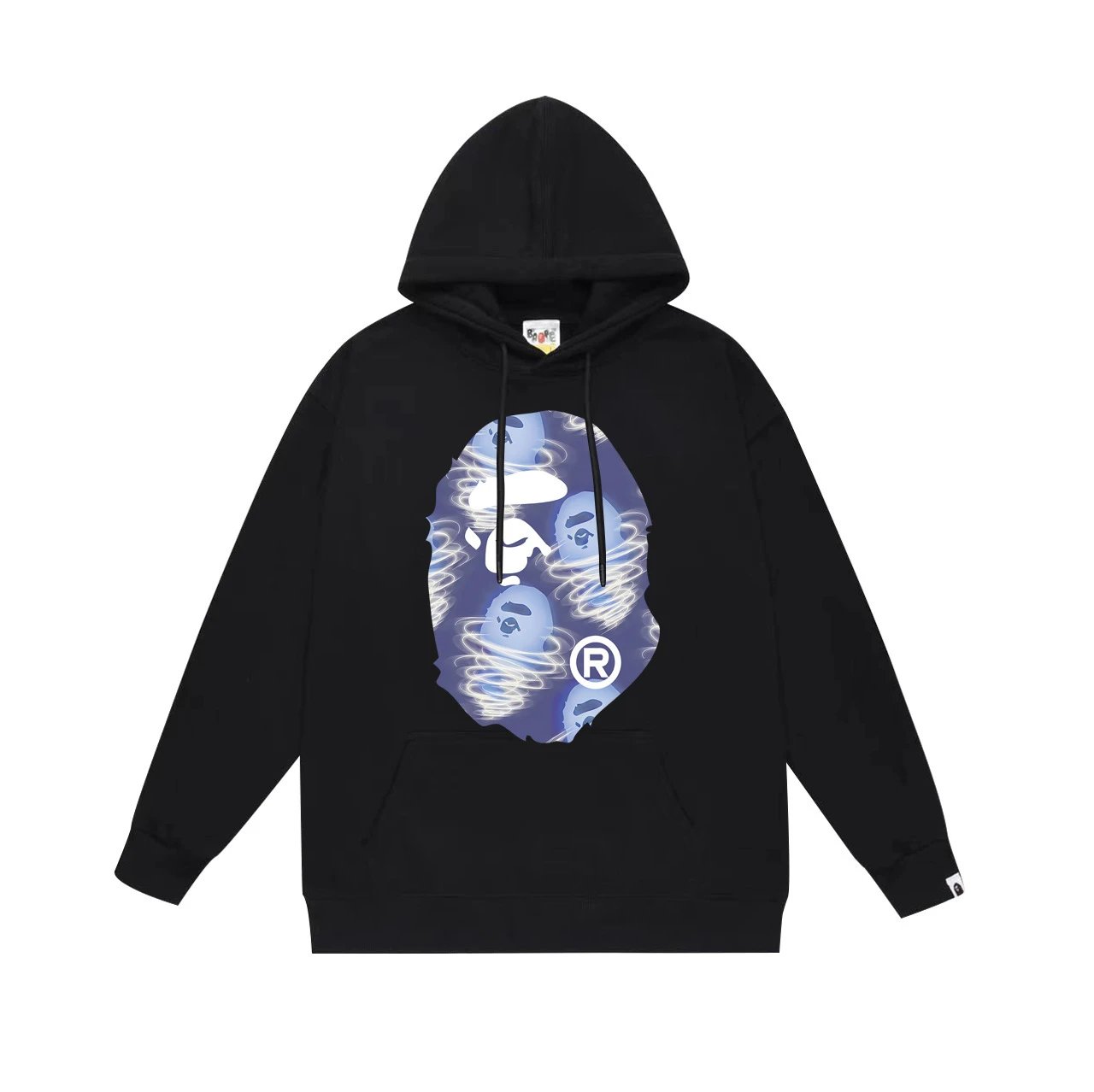 Bape Hoodie 2024Autumn and Winter New Japanese Fashion Brand Pullover plus Size Loose Hoodie Male and Female Couples Wear Teen Fashion Brand Sweater-CY