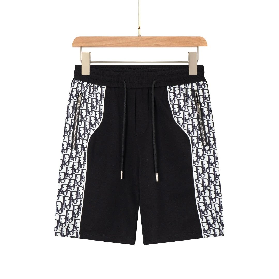 Dior shorts Two-Sided Letter Embroidery logo Five-point Shorts25ss New Drawstring Casual5Two-Piece Casual Sweatpants Summer Pants Unisex Pure Cotton Sweatpants