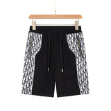 Dior shorts Two-Sided Letter Embroidery logo Five-point Shorts25ss New Drawstring Casual5Two-Piece Casual Sweatpants Summer Pants Unisex Pure Cotton Sweatpants