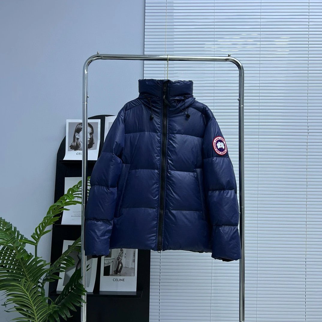 Canada Goose Down Jacket Top Version Black Label Short down Jacket Couple Jacket Men