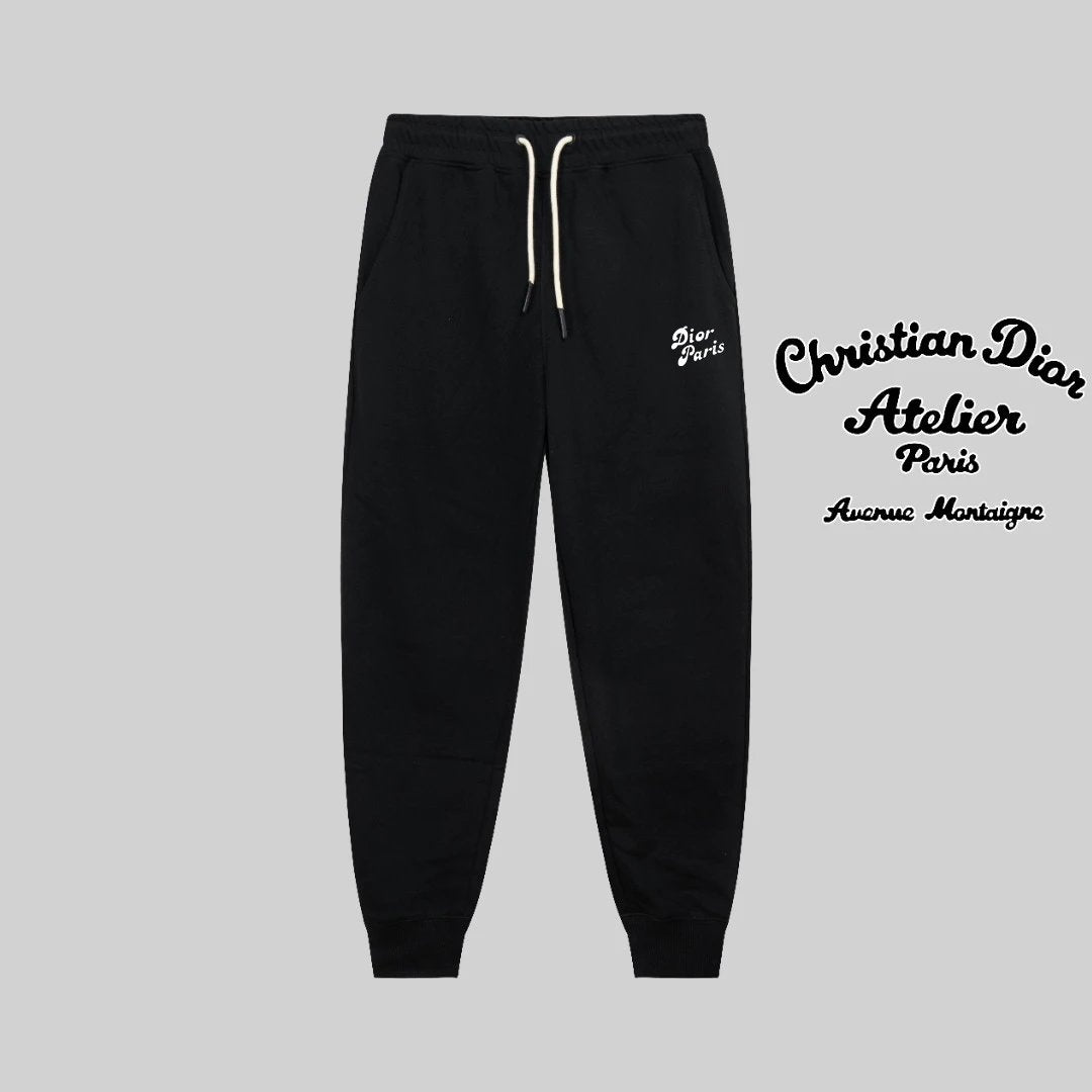 Dior Sweatpants Slim Fit Line Logo Logo Jogger Sweatpants Unisex Winter New Long Pants