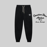 Dior Sweatpants Slim Fit Line Logo Logo Jogger Sweatpants Unisex Winter New Long Pants
