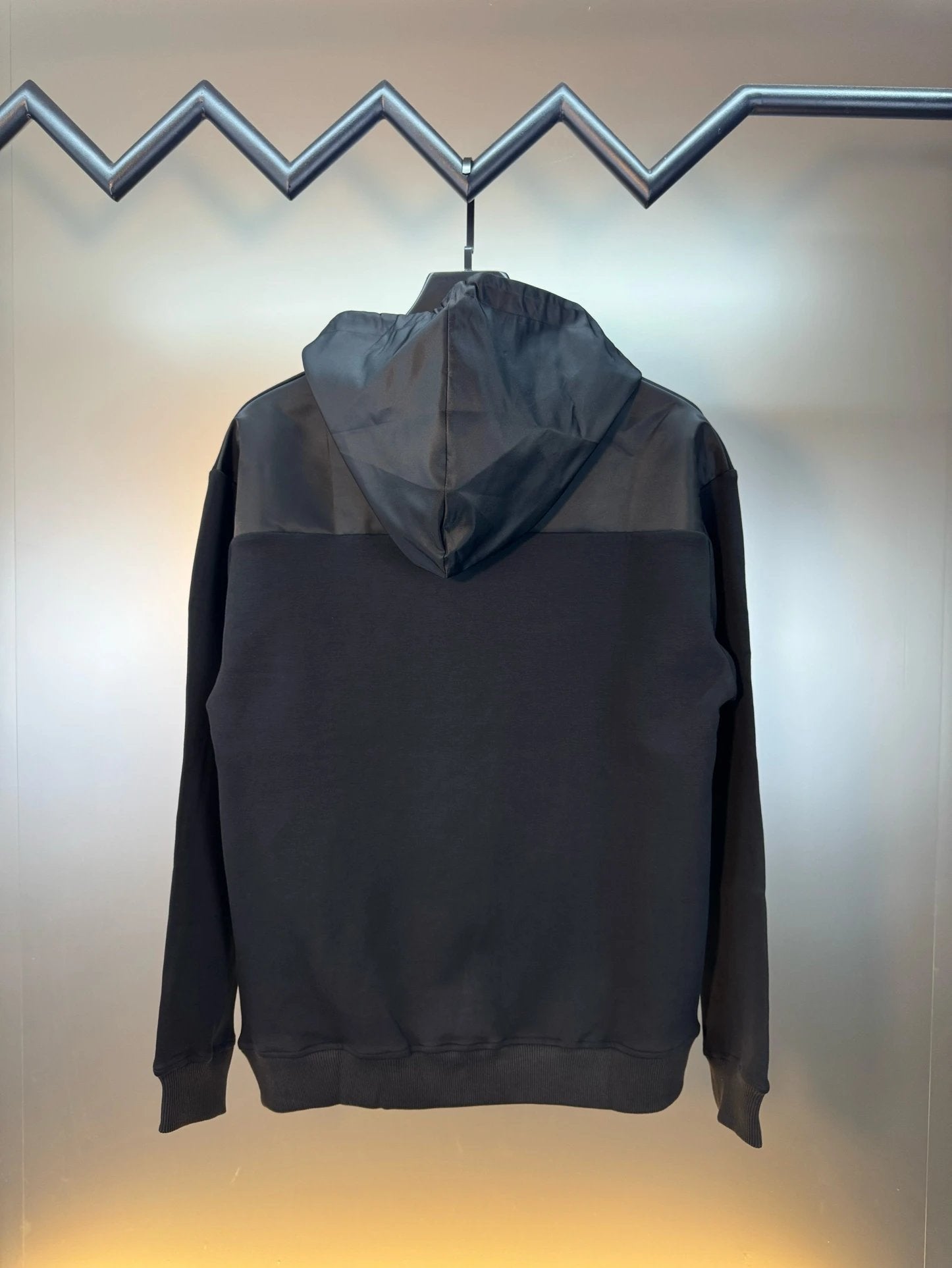 PRADA Hoodie Classic High Weight Air Cotton Hooded Sweatshirt Jacket Unisex Sports Casual Loose Fit Versatile