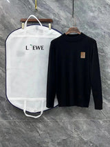 LOEWE Sweater Classic Logo Logo Half Turtleneck Sweater Unisex Inner and Outer Wear