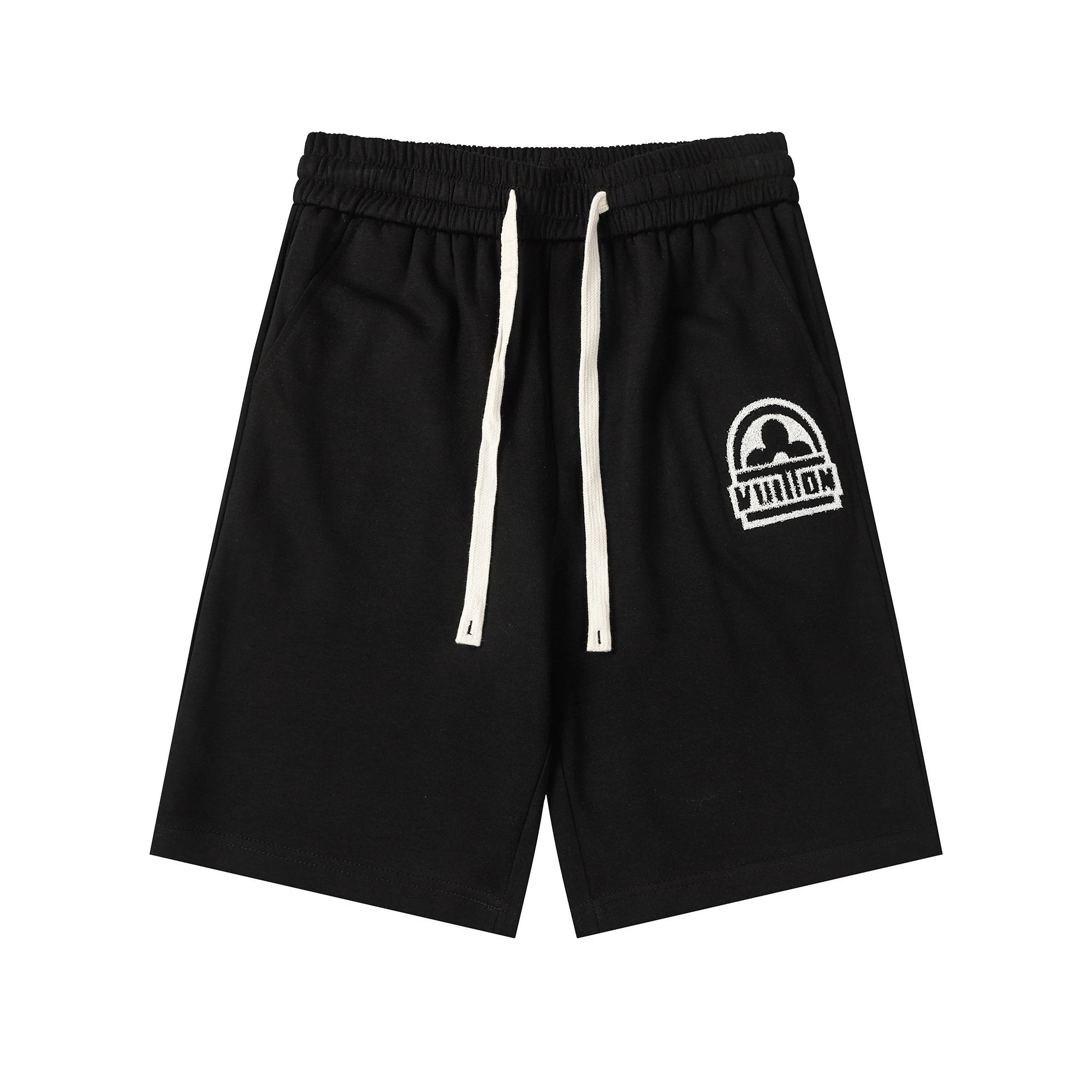 Louis Vuitton LV Shorts Front Body Four-Leaf Clover Letter Embroidery logo Five-point Shorts25ss New Drawstring Casual Pants for Men and Women, Summer Style5Two-in-One Casual Sweatpants Pure Cotton Joggers