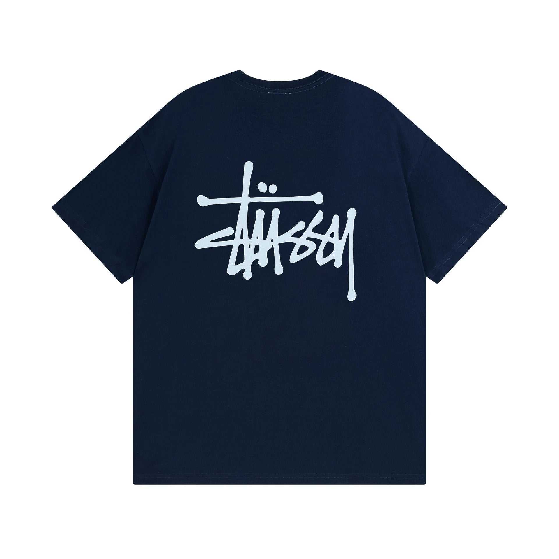 Stussy T-shirt Short Sleeve T T-shirt Flower Crown Love Casual Loose American Couple Wear-CY