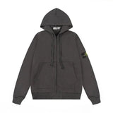 Stone Island Hoodie Trendy Fashion Joker Hooded Zipper Sweatshirt Coat0001