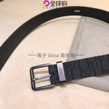 Dior Belt Men's Classic Belt Jacquard Letters logo Double-Sided Cowhide Casual Belt for Women