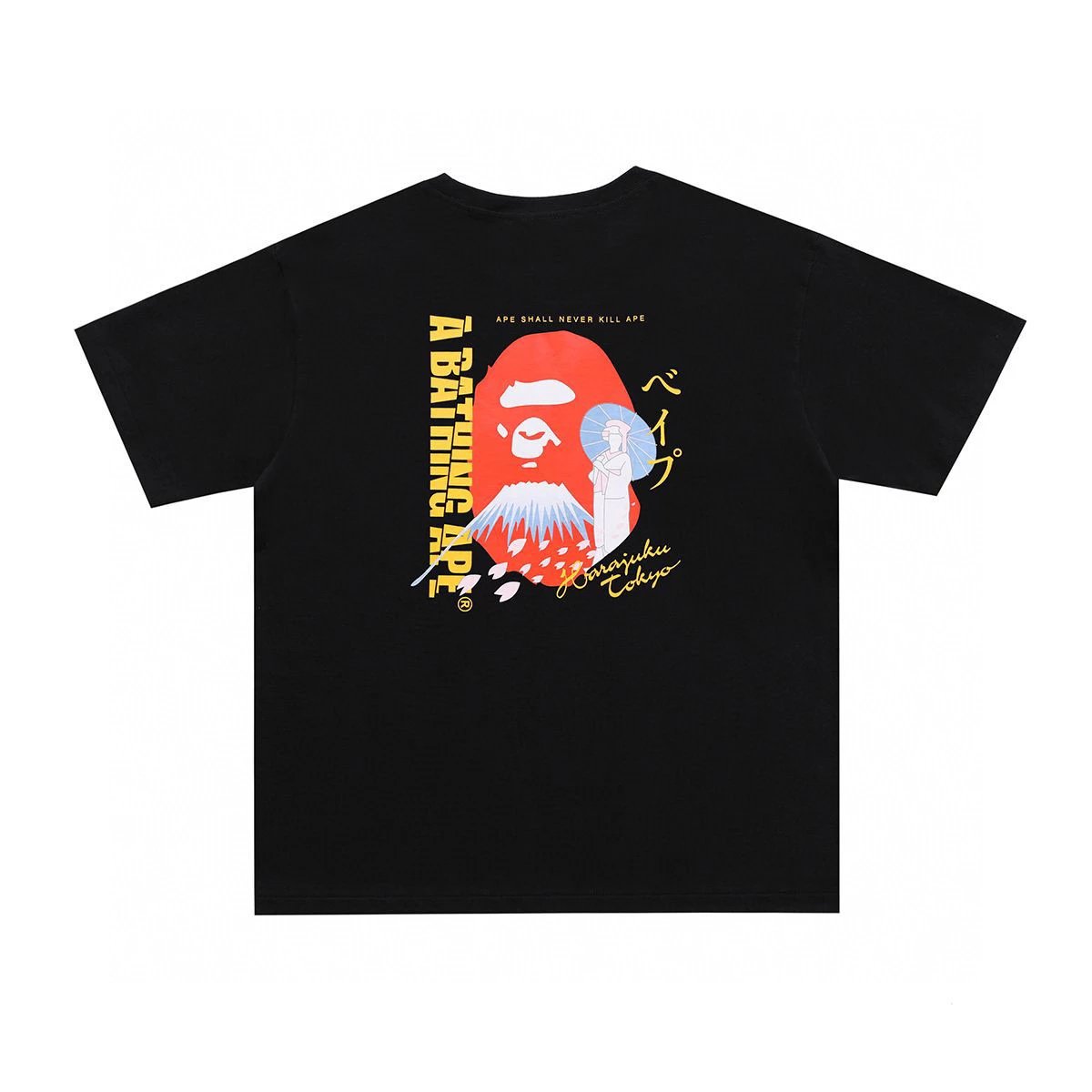 Bape T-shirt Top Version Fashion Brand Short Sleeve2022Summer New Men's All-Match Couple's Cotton Half Sleeve T T-shirt Camouflage