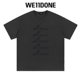 We11done T-shirt Top Spring and Summer New Large Letter Bullet Screen LOGO Simple Short Sleeve T T-shirt Loose Fashion Brand