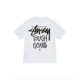 Stussy T-shirt Top Version Fashion Brand Plush Dice Summer Men's and Women's Same Style Short Sleeve T T-shirt