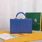 Goyard Bag Top version New Arrival|Beech Made by Artisans gegina Hard Bags Elegant De Box Bag Unisex Shoulder Crossbody Handbag Men's and Women's Bags